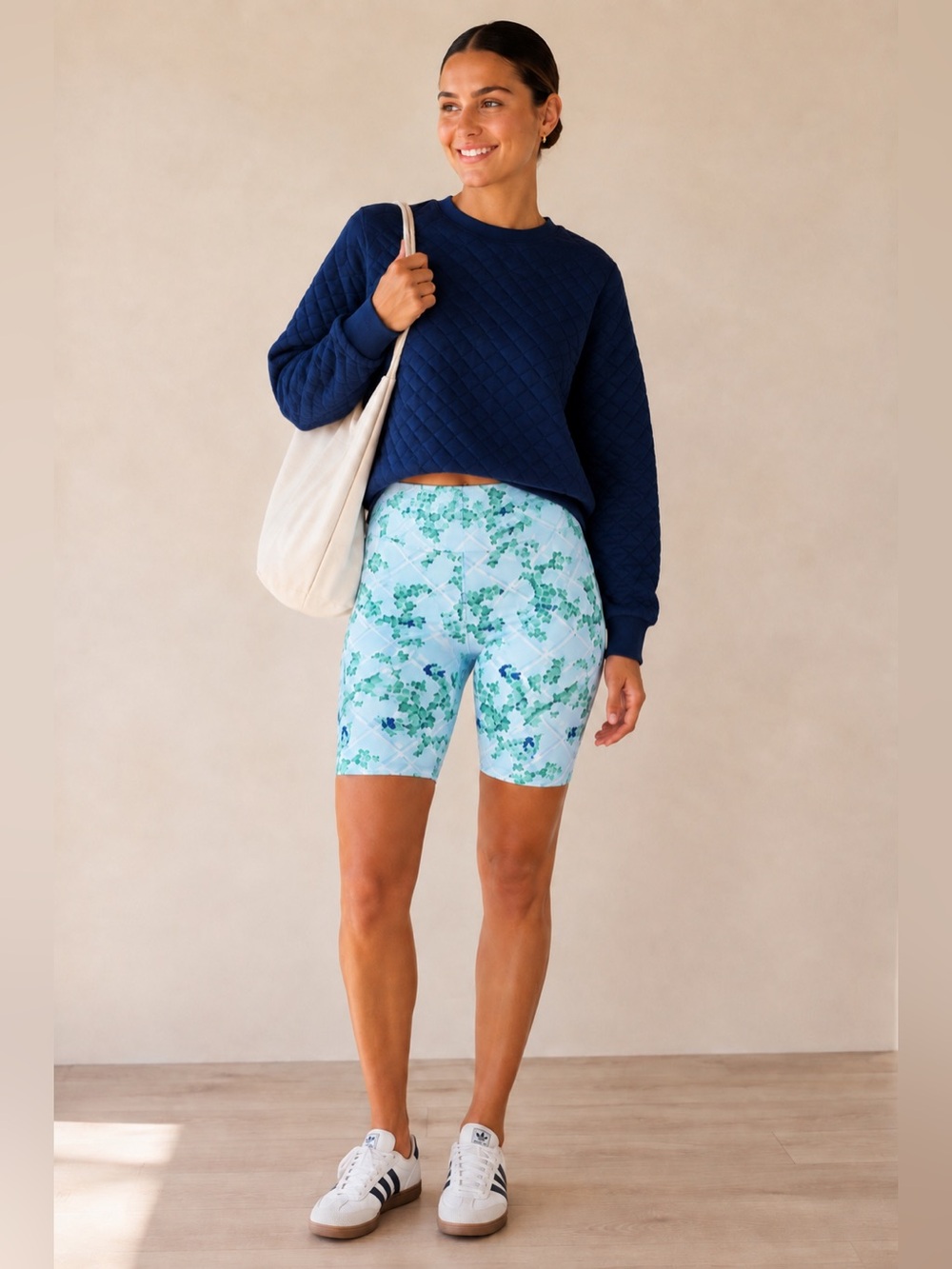 NWT | Tuckernuck | English Ivy Ava Compression Bike Shorts - Size Small